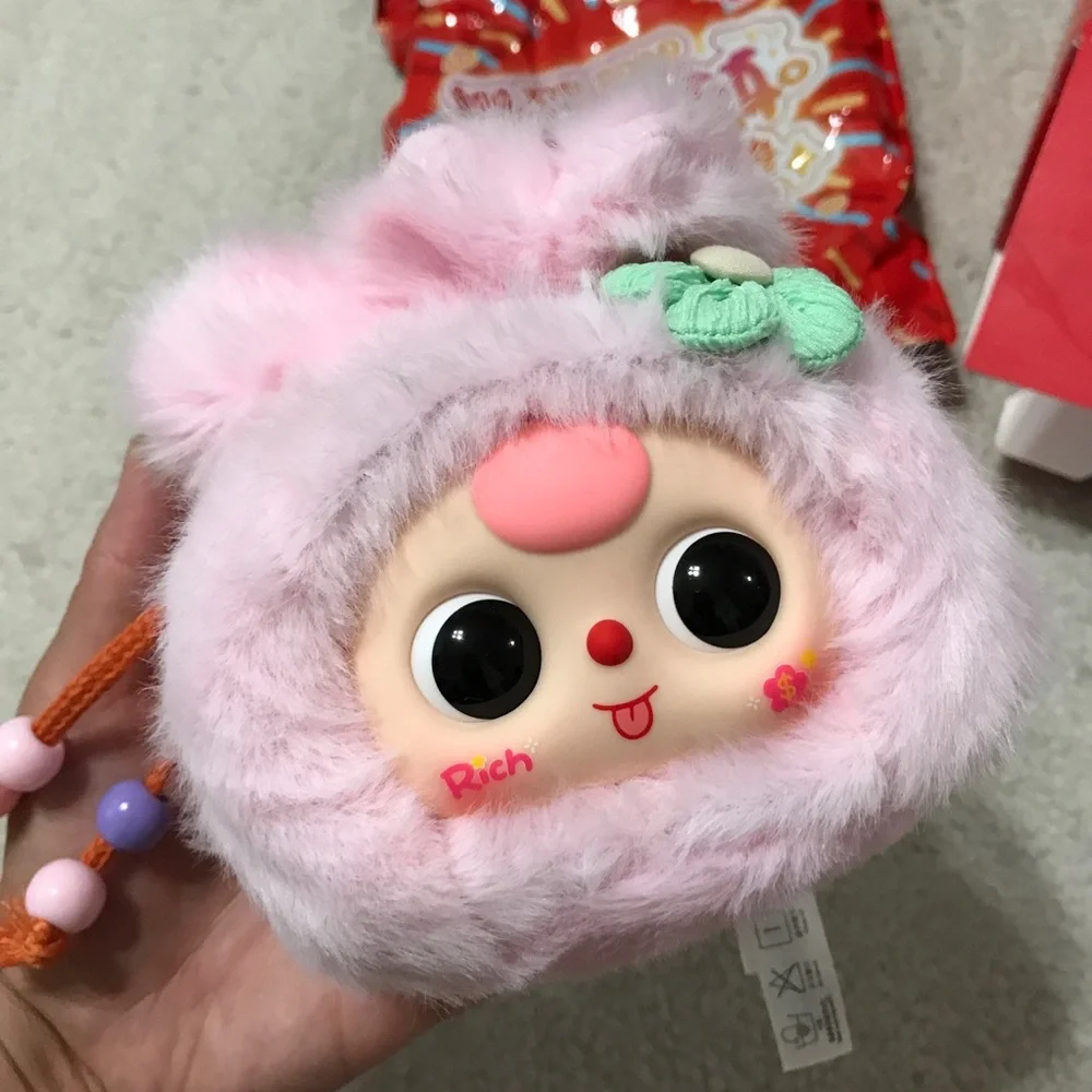 Baby Three Good Luck Bag Plush Blind Box Toy - Cutie Light Pink